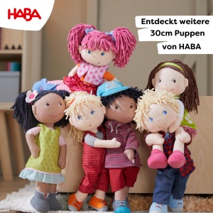 Papusa HABA Lilli-Lou Papusa din material moale, 30 cm, cu imbracaminte si par - Img 7