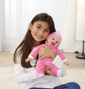 Papusa interactiva Simba Laura Schlummerzeit, 38 cm, cu sunete si miscare respiratorie - Img 6