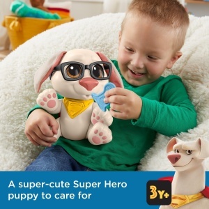 Papusa Krypto Fisher-Price - Jucarie interactiva cu sunete si accesorii, pentru copii de la 3 ani - Img 3
