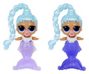 Papusa L.O.L. Surprise Mermaids Makeover Magic - 6 Figurine, Culoare Schimbabila, 4 Ani - Img 4