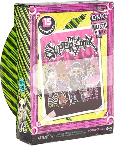 Papusa L.O.L. Surprise OMG Remix Rock Bhad Girl cu 15 surprize, instrument si accesorii - Img 4