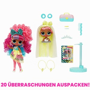 Papusa L.O.L. Surprise Tweens Curls-2-Crimps Cora cu 20 surprize, accesorii si stilizare - Img 3