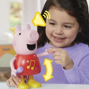 Papusa Peppa Pig care vorbeste si canta, 20 cm, cu 4 melodii, pentru copii de la 3 ani - Img 5