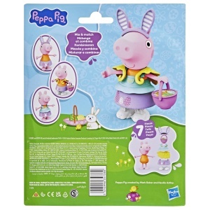 Papusa Peppa Pig cu Accesorii Primavara, 15 cm, Usor de Imbracat - Img 9