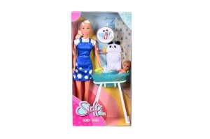Papusa Simba Steffi Love Baby Bath 29 cm cu accesorii pentru baita - Img 7