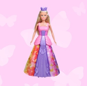 Papusa Simba Steffi Love Magic Rainbow 29cm Rochie Magica - Img 5