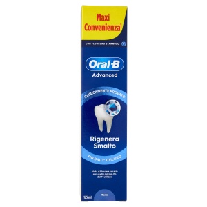Pasta de dinti Oral-B Advanced 125 ml, Protectie Sensibilitate, Menta si Eucalipt