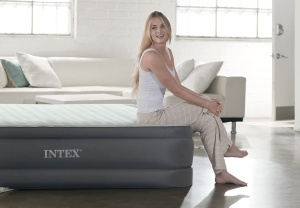 Pat gonflabil Intex Queen Premaire I cu Fiber-Tech RP, Dimensiuni umflate: 152 cm x 203 cm x 46 cm (64906ND) - Img 10