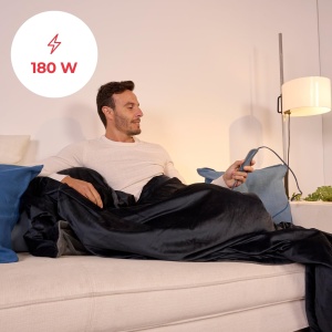Patura electrica Solac CT8608 Reikiavik 10 trepte de temperatura 140x180 cm Fleece ultra-moale Timer 9 ore - Img 2