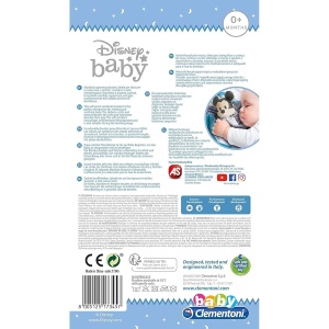 Patura pentru bebelusi Clementoni Baby Mickey, moale, antialergica, cu jucarie - Img 3