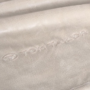 Patura Wellsoft TOM TAILOR 150x200 cm, 100 Poliester, Culoare Beige - Img 2