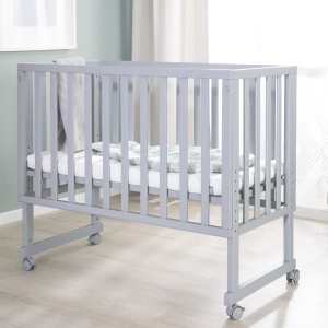 Patut 3 in 1 roba safe asleep, 45 x 90 cm, ajustabil, taupegri - Img 3