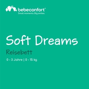 Patut de calatorie Bebeconfort Soft Dreams, 0-3 ani, 60x120 cm, albastru - Img 2