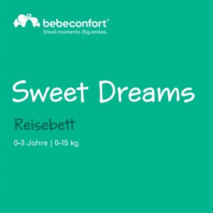 Patut de calatorie Bebeconfort Sweet Dreams, 0-3 ani, 15 kg, Culoare Albastru - Img 2
