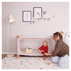 Patut de calatorie hauck Dream N Play Plus, 120x60 cm, Dusty Mint - Img 9