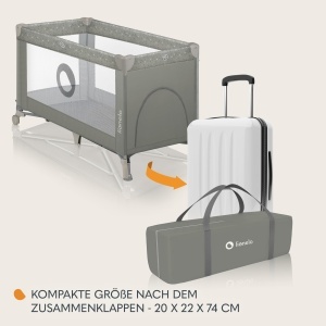 Patut pentru copii Lionelo Stefi, 120x60 cm, cu sistem de siguranta LockGuard - Img 5