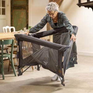 Patut pliabil Maxi-Cosi Swift 3-in-1 Beyond Grey ultralight cu saltea Eco Care - Img 10