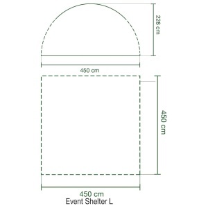 Pavillon Coleman Event Shelter XL - 20 m, UVGuard 50, Constructie Stabila - Img 5