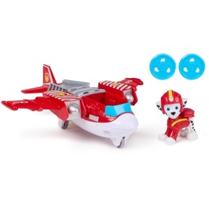 PAW Patrol Air Rescue Marshall Vehicul de Salvare Aerian cu Figurina si Proiectile