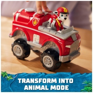 PAW Patrol Jungle Pups Marshall Vehicul Transformabil cu Figurina Detasabila - Img 4