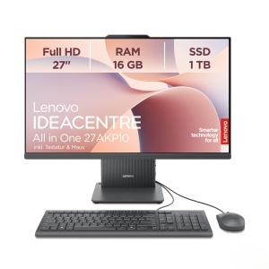 PC All-In-One Lenovo IdeaCentre 27 Full HD, AMD Ryzen 7, 16GB RAM, 1TB SSD, Grafica AMD Radeon