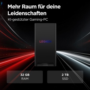 PC Gaming Lenovo Legion Tower 5i Intel Core Ultra 7, 32GB RAM, 2TB SSD, Negru - Img 8