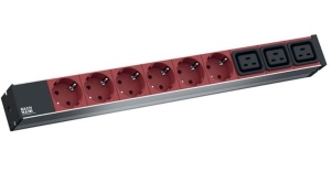 PDU IT BACHMANN Alu 1HE 6x Priza Schutzkontakt, Culoare Negru