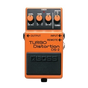 Pedala de efect BOSS DS-2 Turbo Distortion, sunete clasice, moduri turbo