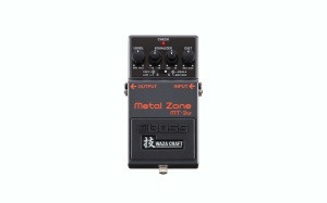 Pedala de efect BOSS MT-2W Metal Zone Waza Craft, analogica, cu 3 benzi EQ