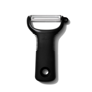 Peeler OXO Good Grips din inox, ergonomic, cu maner antiaderent