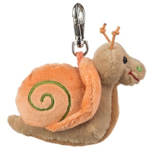 Peluche cu carabinier Schnecke Adele Schaffer 0256 9 cm Portocalie