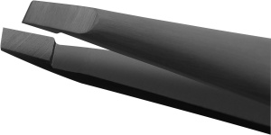 Penseta ZWILLING cu varf oblic, neagra, 100 mm, pentru barbati - Img 5