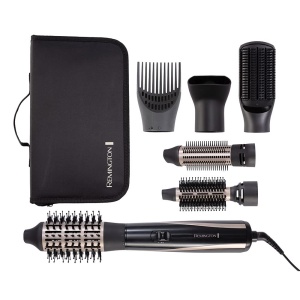 Perie cu aer cald Remington AS7700, 1200W, 6 accesorii pentru volum si bucle - Img 2
