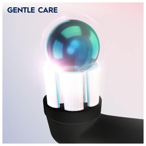 Perie de dinti electrica Oral-B iO cu 6 capete de periere, curatare delicata, negru - Img 3