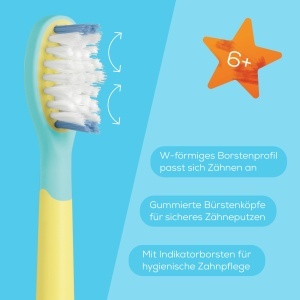 Perie de dinti electrica pentru copii Beurer SC WavyClean, borste extra moi, SpongeBob - Img 3