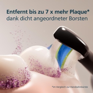 Perie de dinti electrica Philips Sonicare W2 Optimal White, 4 buc, negru - Img 4