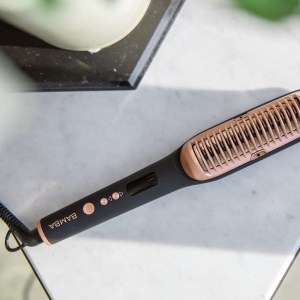 Perie de indreptare de calatorie Cecotec Perie de indreptare Bamba InstantCare 800 Perie de calatorie. 26 W, acoperire ceramica cu turmalina, 190o, afisaj LED (perie 1400 Excellence) - Img 8