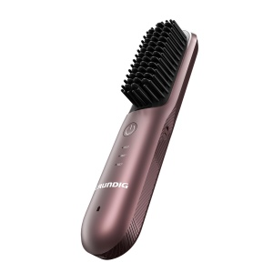 Perie de indreptat par Grundig HB 6450, 3 temperaturi, acumulator Li-Ion, violet - Img 2