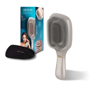 Perie de par Cecotec HairCare Revitalize Champagne, 5 tehnologii, curatare usoara
