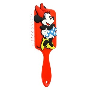 Perie de par Disney Minnie Mouse 3D Paddle, cu maner antiderapant, pentru toate tipurile de par - Img 4