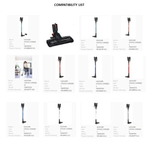 Perie de schimb Hoover Y57 pentru aspirator H-Free, 36 cm, negru - Img 5