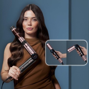 Perie de styling Cecotec AirGlisse 8in1 Flex Champagne, 1400 W, 8 atasamente - Img 2