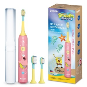 Perie electrica pentru copii Beurer SC 11 Seastar roz, 65000 vibratiimin - Img 1