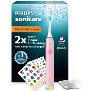 Perie electrica pentru copii Philips Sonicare HX660011, roz, 2 programe de curatare