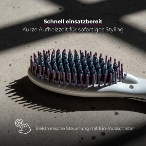 Perie electrica pentru indreptat parul ProfiCare PC-GB 3021, ceramic, 35-37 W - Img 4