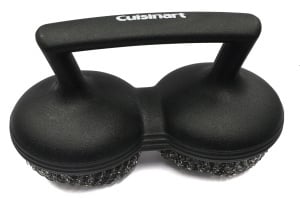 Perie Grill Cuisinart CCB-505, 2 Perii din Otel Inoxidabil, Negru