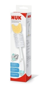 Perie pentru biberoane NUK 2 in 1 Twist cu design flexibil si perii rigizi - Img 2