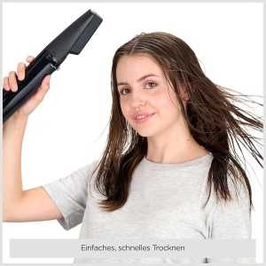 Perie rotativa BaByliss AS200E, 1000W, 4 accesorii, negru - Img 3