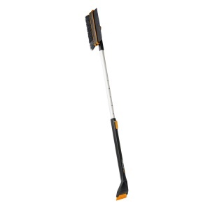 Perie telescopica pentru zapada si racleta auto Fiskars X-Series, 96-121 cm, AluminiuPlastic, NegruPortocaliu - Img 6