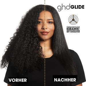 Perie termica ghd Glide, neagra, pentru toate tipurile de par, rezultate netede si stralucitoare - Img 2